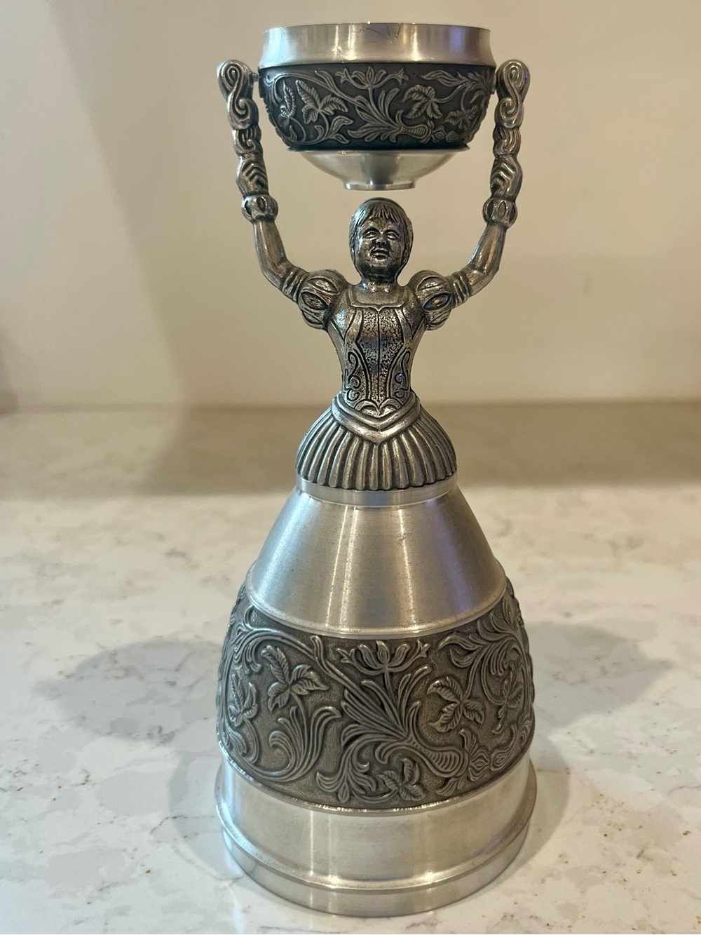 German Pewter Nuernberg Bridal
Wedding Cup Toasting Wine Glass